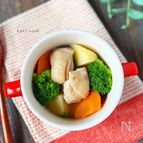 鶏肉とゴロゴロ野菜のうま塩煮