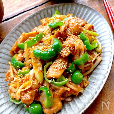 本当に美味しい【ごま香るやわらか鶏のねぎ味噌炒め】