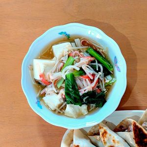 かおちゃんの作ってみた!投稿(ワンパンで栄養満点◎【小松菜と豆腐とえのきの中華風あんかけ】)