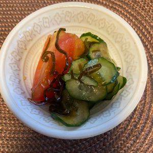 万福の作ってみた!投稿(【あと1品に迷ったら】トマトときゅうりの塩昆布ポン酢和え)