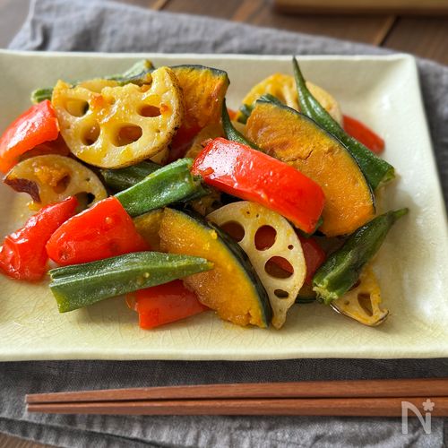 彩りグリル野菜の和風マリネ