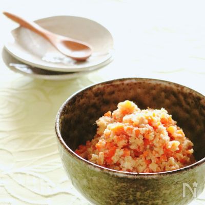 食べ応えアリ◎おからと鶏挽の旨味炒め