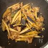 茄子とごぼうと豚バラで《旨辛♡中華炒め》の工程4