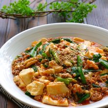 【らくレピ】スタミナニラキムチの麻婆豆腐風
