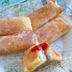 食パンで簡単サクサク♪カニクリームコロッケ風スティックサンド