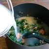 ミヨックッ(わかめスープ)・とぎ汁使用バージョンの工程4