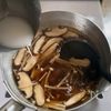 【きのこ入り肉玉あんかけうどん】ふわふわ卵がとろっとうまい！の工程4