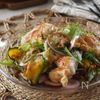 【黒酢ドレッシングの彩りサラダ】焼き野菜とお肉で主役級ˎˊ˗