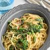 【菜の花とカニカマの豆乳クリームパスタ】こくうまな美味しさ!