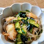 【冷麺風春雨ヘルシーサラダ】食べ応えがあって美味しい😋