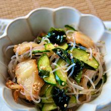 【冷麺風春雨ヘルシーサラダ】食べ応えがあって美味しい😋