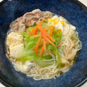 (・∀・)コロンの作ってみた!投稿(野菜たっぷり♡うま塩にゅうめん【#別茹で不要 #煮るだけ】)