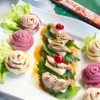 ローストラムのチーズピンチョス&チーズインマッシュポテト