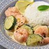 ズッキーニとえびのクリーム煮│ワンパンで夏の爽やかおかずの工程5