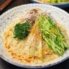 濃厚だれが麺に絡む♡【夏野菜の豚しゃぶゴマだれそうめん】