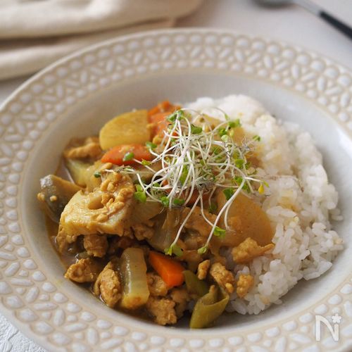 野菜たっぷり和風だしカレー