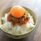 背徳の生ハムユッケ丼