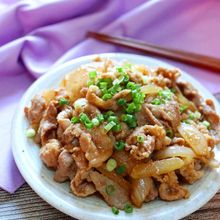 裏技！豚肉の生姜焼き〜いつもの材料でお肉やわらか