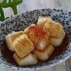 甘辛だれの揚げ出し豆腐