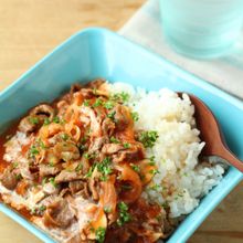 レンジでかんたん！デミグラ丼