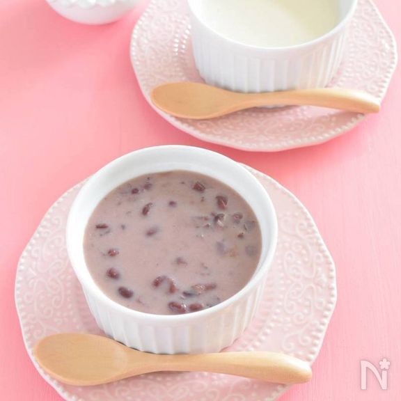 豆乳かんてん　あずきミルクソース