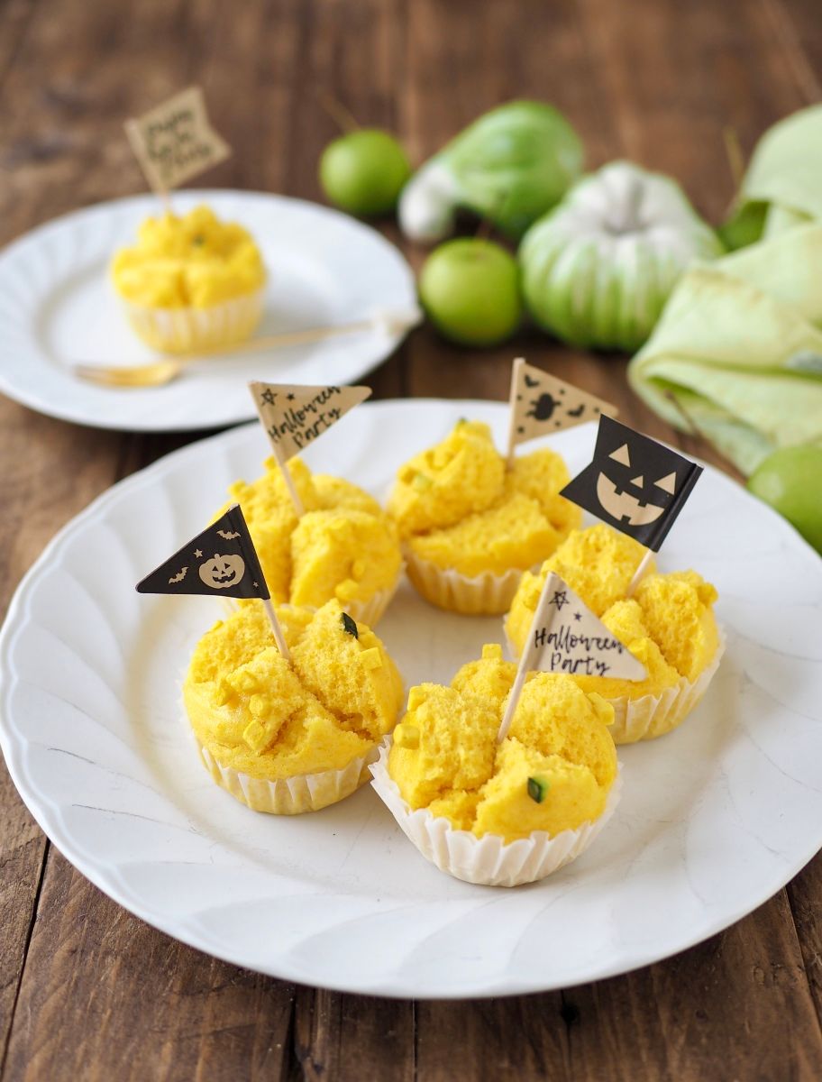 材料3つ！アレを使って鬼ラクな、かぼちゃ蒸しパン | レシピサイトNadia