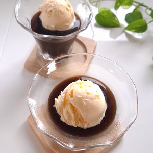 とのちゃまの作ってみた!投稿(《喫茶店のコーヒーゼリー》ぷるぷる食感♪レンジで一発)