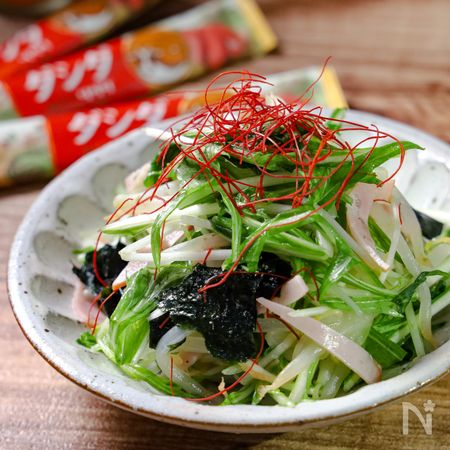 焼肉のお供はこれで決まり 水菜ともやしの韓国風サラダ By シゲパピ レシピサイト Nadia ナディア プロの料理家のおいしいレシピ