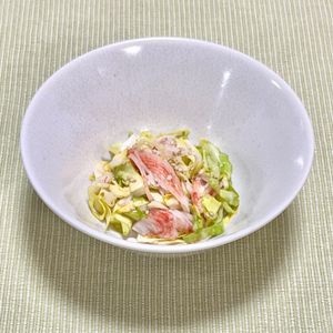 キャピタンの作ってみた!投稿(＼加熱なし／ワンボウル3分【ごま油香る旨塩きゃべつサラダ】)