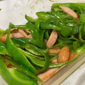 さめおかの作ってみた!投稿(レンジで１分『旨味噌ピーマン』時短簡単！お弁当にも♪)