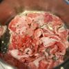 豚肉の純豆腐風チゲスープの工程1