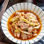 鶏肉と長ネギのにんにく醤油蒸し【#簡単 #時短 #作り置き】