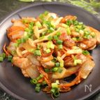 豚ヒレとブナピーの中華炒め