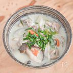 きのこたっぷり！食べる豆乳の豚汁