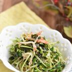 豆苗とわかめのおかかナムル【作り置き】
