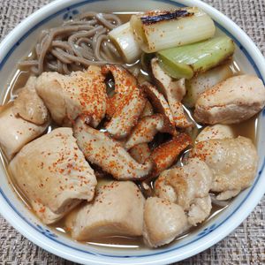 よっこの作ってみた!投稿(【我が家自慢の鶏南蛮そば】鶏肉と椎茸のお出汁でほっこり♡)
