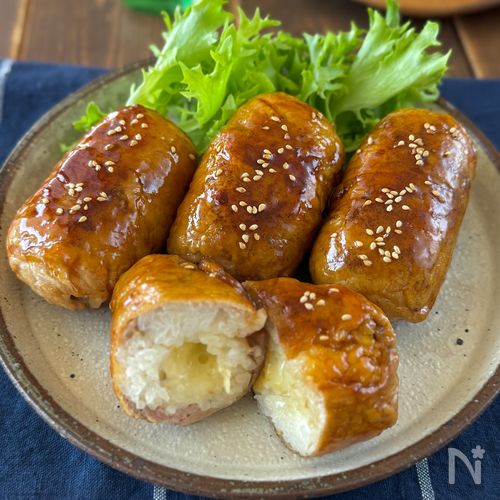 とろ〜りチーズの豚肉巻きおにぎり
