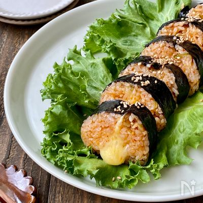 レンジで簡単！とろ〜りチーズキンパ