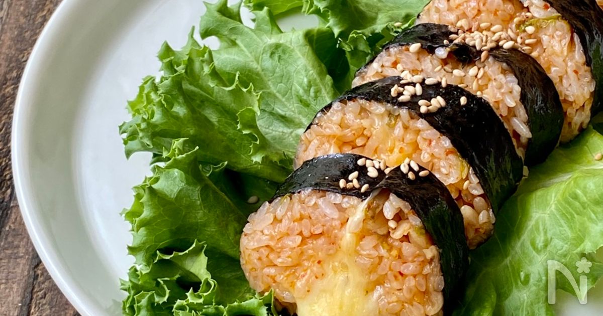 レンジで簡単！とろ〜りチーズキンパ