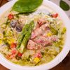 贅沢野菜の⭐バジル香る濃厚コーンポタージュ😋🥣