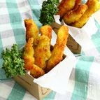 簡単すぎる☆スティックカレーチキンカツ