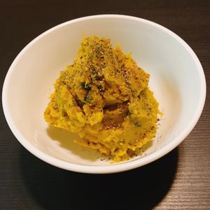 りんの作ってみた!投稿(鍋ひとつで作る♡『皮ごとかぼちゃだけサラダ』)