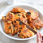 【鶏むねキムチーズ焼き】ワンパンお手軽コスパ良し♪