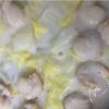白菜とベビーほたてのクリーム炒めの工程4