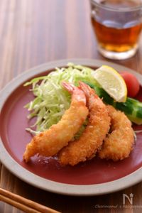 そのままでおいしいエビフライ