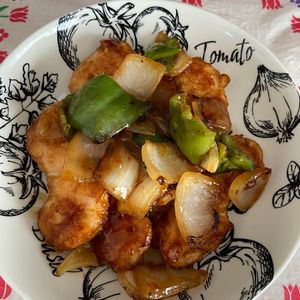 万福の作ってみた!投稿(炒めるだけ♪【胸肉とピーマンのオイスター炒め】)