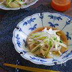 帆立とうどのサラダ いちごドレッシング