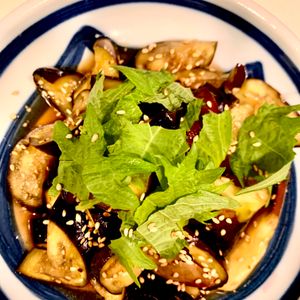 ぐ〜たら子の作ってみた!投稿(レンジで簡単副菜！なすの旨ぽん和え)