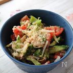 もやしと夏野菜のナムル