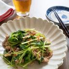 簡単！いい香り～♪なパパっと1品　豚こまと三つ葉のぽん酢炒め